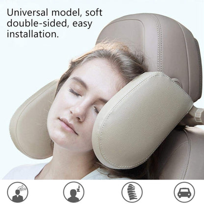 Car Seat Headrest Car Neck Pillow Sleep Side Headrest for Children and Adults (Black) by buy2fix