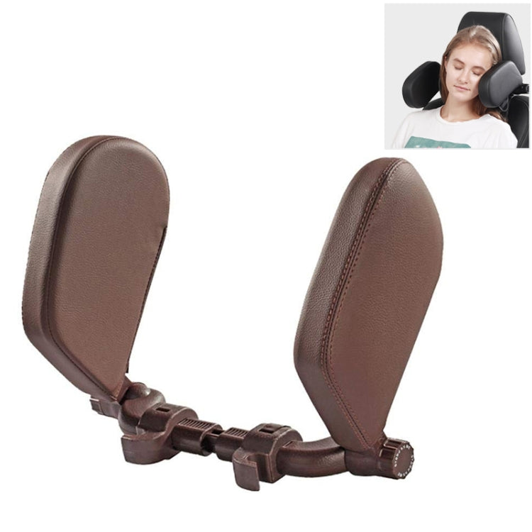 Car Seat Headrest Car Neck Pillow Sleep Side Headrest for Children and Adults (Coffee) by buy2fix