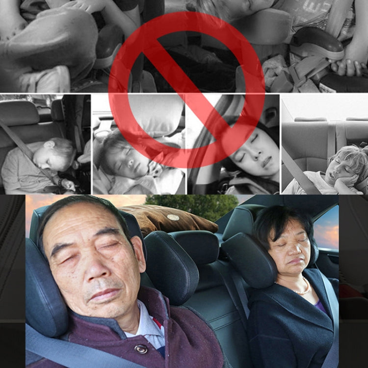Car Seat Headrest Car Neck Pillow Sleep Side Headrest for Children and Adults (Coffee) by buy2fix