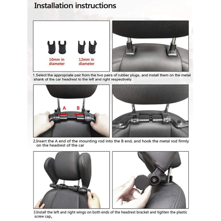 Car Seat Headrest Car Neck Pillow Sleep Side Headrest for Children and Adults (Coffee) by buy2fix