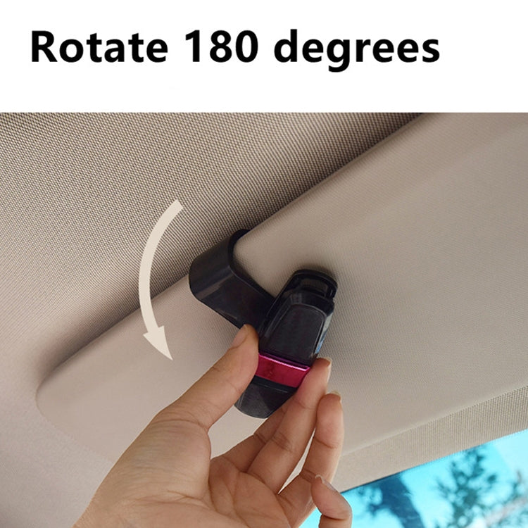 Vehicle Mounted Glasses Clip Car Eyeglass Bill Holder, Package: OPP Bag(Grey) by buy2fix
