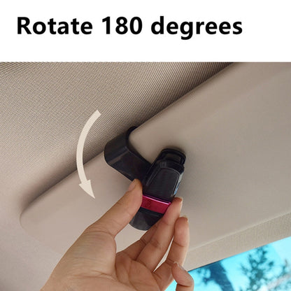 Vehicle Mounted Glasses Clip Car Eyeglass Bill Holder, Package: OPP Bag(Grey) by buy2fix