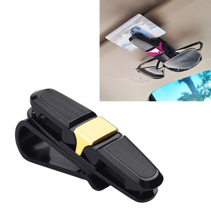 Vehicle Mounted Glasses Clip Car Eyeglass Bill Holder, Package: OPP Bag(Gold) by buy2fix