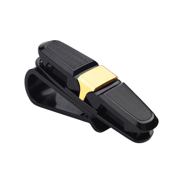 Vehicle Mounted Glasses Clip Car Eyeglass Bill Holder, Package: OPP Bag(Gold) by buy2fix