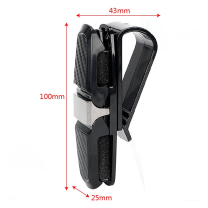 Vehicle Mounted Glasses Clip Car Eyeglass Bill Holder, Package: OPP Bag(Silver) by buy2fix