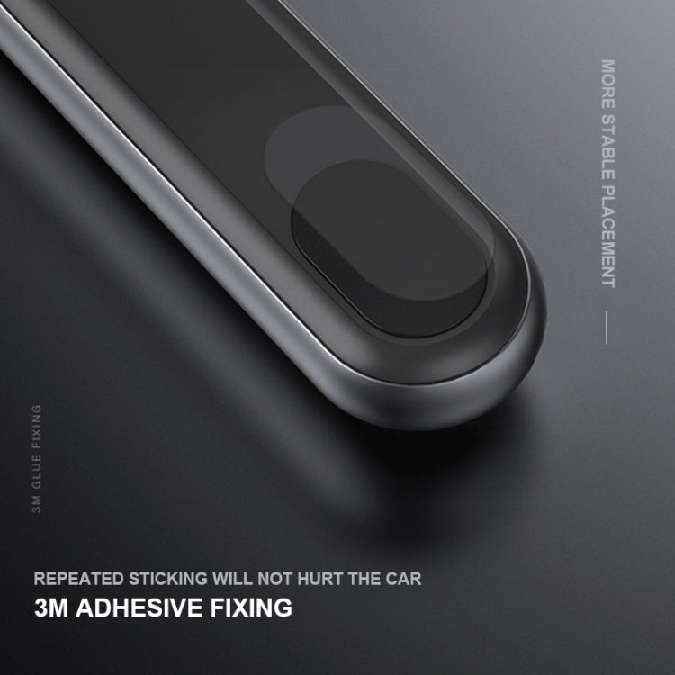 Hidden Number Metal Car Temporary Parking Number Plate Parking Card (Silver) by buy2fix