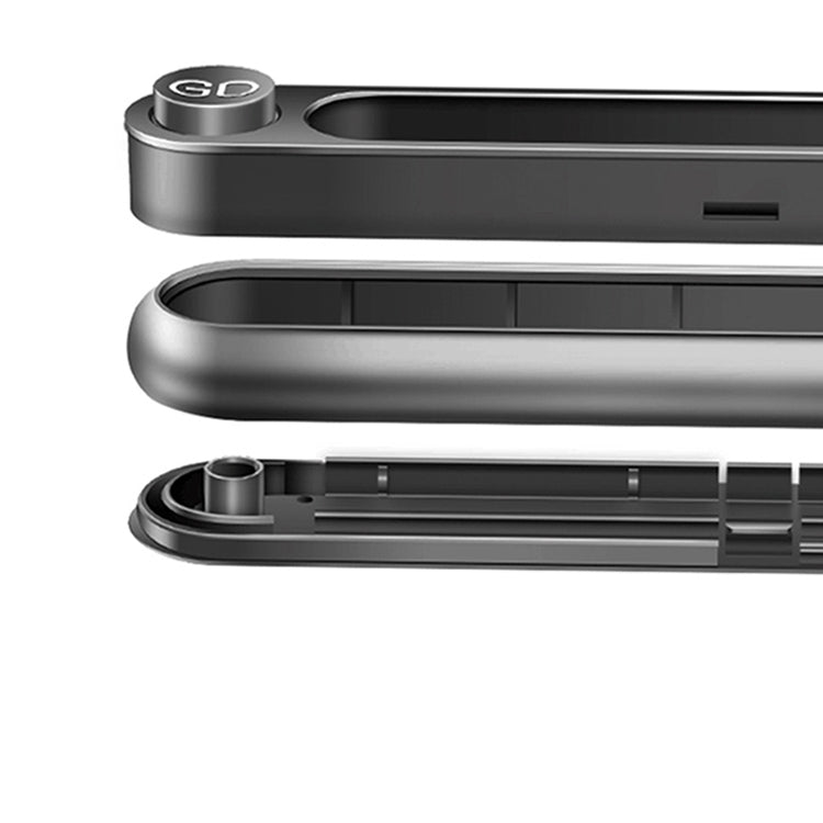 Hidden Number Metal Car Temporary Parking Number Plate Parking Card (Silver) by buy2fix