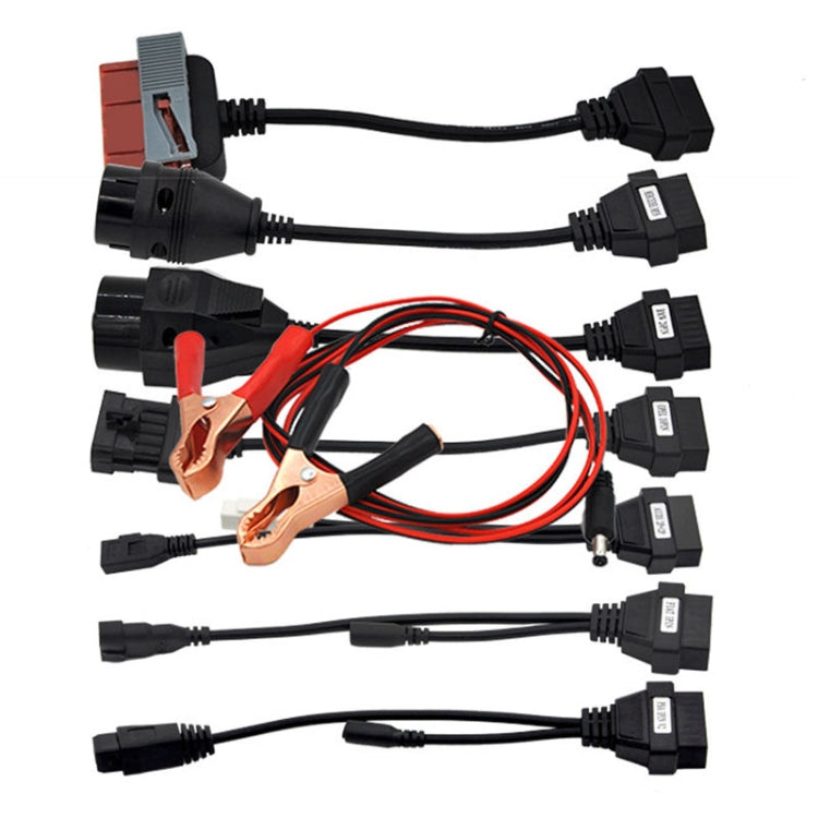 8 PCS Car Diagnostic Cable and Connector OBD2 Cable - Cables & Connectors by buy2fix | Online Shopping UK | buy2fix