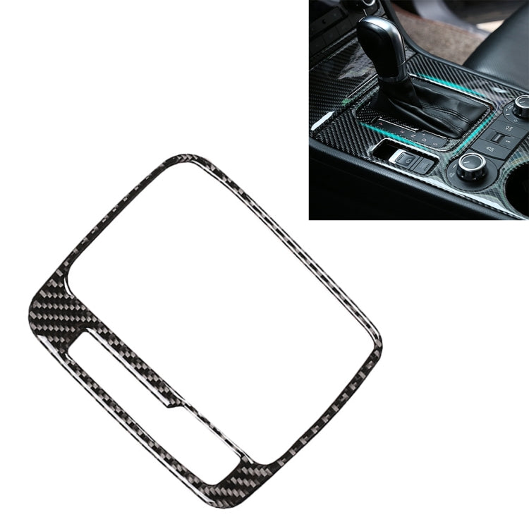 Car Carbon Fiber Gear Position Panel Decorative Sticker for Volkswagen Touareg 2011-2018 by buy2fix