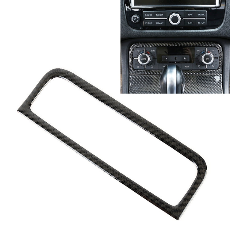 Car Carbon Fiber Air Conditioning Panel Decorative Sticker for Volkswagen Touareg 2011-2018 by buy2fix