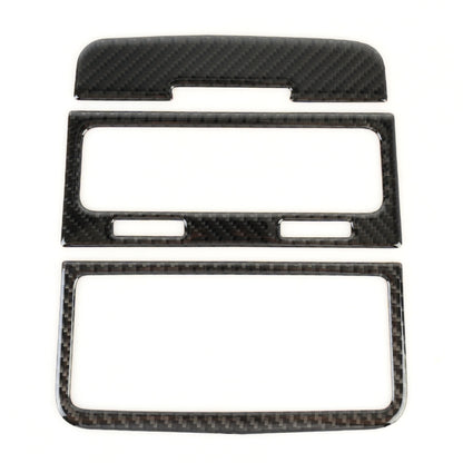 3 PCS Car Carbon Fiber Rear Air Outlet Decorative Sticker for Volkswagen Touareg 2011-2018 by buy2fix