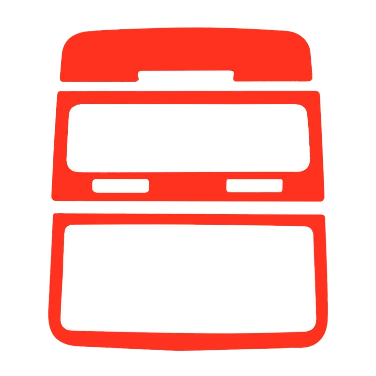 3 PCS Car Carbon Fiber Rear Air Outlet Decorative Sticker for Volkswagen Touareg 2011-2018 by buy2fix