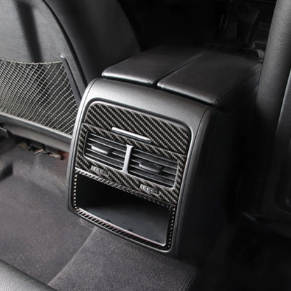 3 PCS Car Carbon Fiber Rear Air Outlet Decorative Sticker for Volkswagen Touareg 2011-2018 by buy2fix