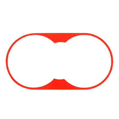 Car Carbon Fiber Rear Armrest Water Cup Holder Panel Decorative Sticker for Volkswagen Touareg 2011-2018 by buy2fix