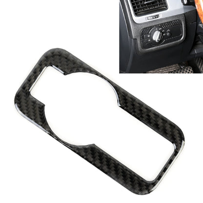 Car Carbon Fiber Headlight Panel Decorative Sticker for Volkswagen Touareg 2011-2018 by buy2fix