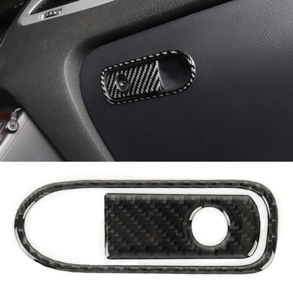 Car Carbon Fiber Front Passenger Seat Armrest Box Switch Decorative Sticker for Volkswagen Touareg 2011-2018 by buy2fix