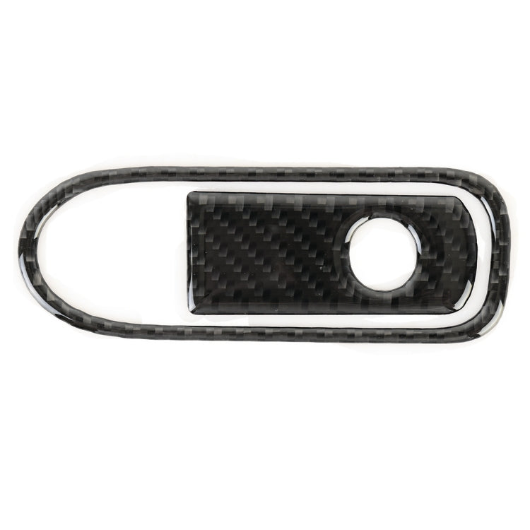 Car Carbon Fiber Front Passenger Seat Armrest Box Switch Decorative Sticker for Volkswagen Touareg 2011-2018 by buy2fix