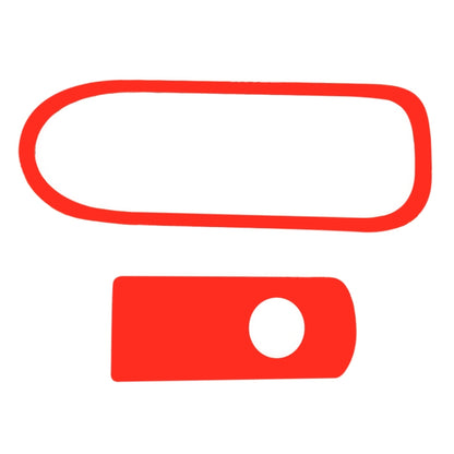 Car Carbon Fiber Front Passenger Seat Armrest Box Switch Decorative Sticker for Volkswagen Touareg 2011-2018 by buy2fix