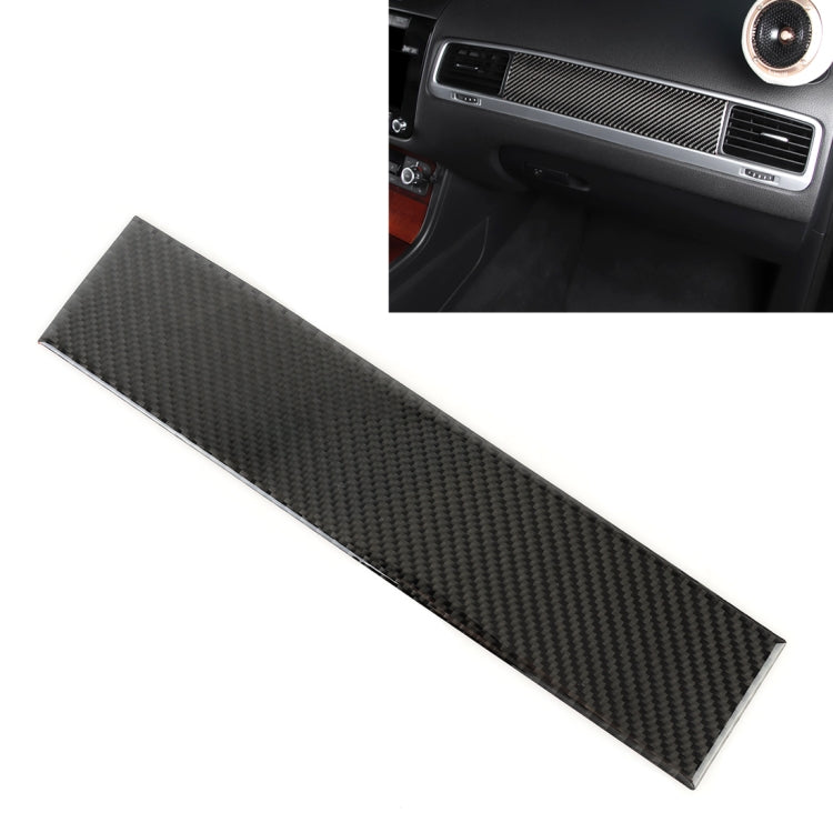 Car Carbon Fiber Dashboard Panel Decorative Sticker for Volkswagen Touareg 2011-2018 by buy2fix
