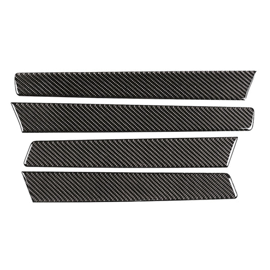 4 PCS Car Carbon Fiber Door Panel Decorative Sticker for Volkswagen Touareg 2011-2018 by buy2fix