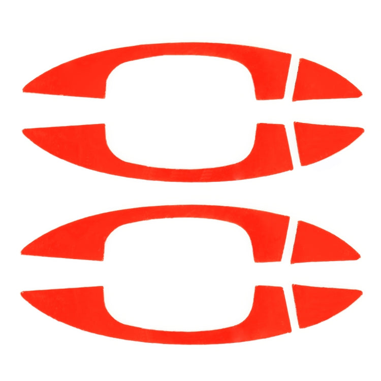 8 PCS Car Carbon Fiber Door Inner and Outer Handle Panel Decorative Sticker for Volkswagen Touareg 2011-2018 by buy2fix