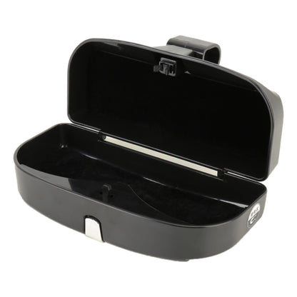 Car Multi-functional Glasses Case Sunglasses Box with Card Slot, Flat Style (Black) by buy2fix