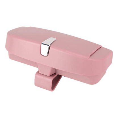 Car Multi-functional Glasses Case Sunglasses Box with Card Slot, Flat Style (Pink) by buy2fix