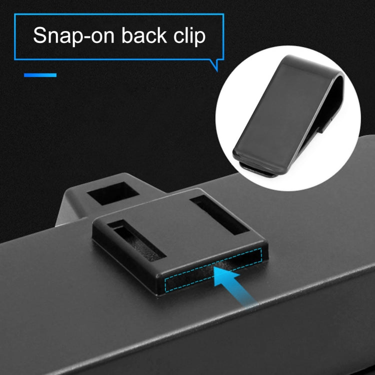 Car Multi-functional Glasses Case Sunglasses Box with Card Slot, Flat Style (Beige) by buy2fix