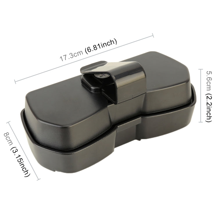 Car Multi-functional Glasses Case Sunglasses Storage Holder with Card Slot, Diamond Style (Black) by buy2fix