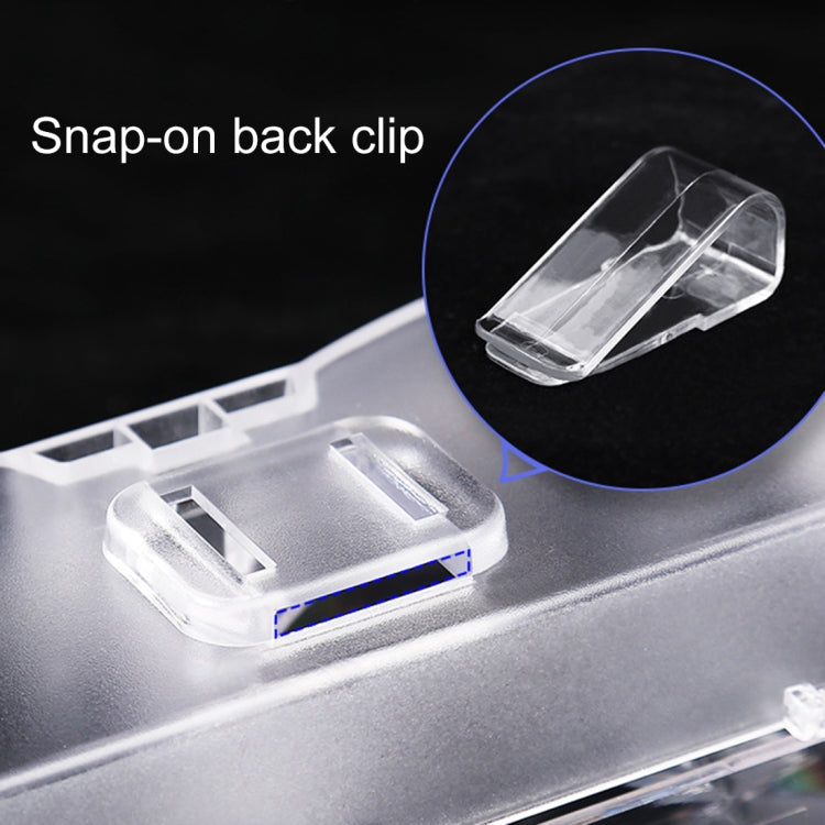 Car Multi-functional Glasses Case Sunglasses Storage Holder with Card Slot, Diamond Style (Black) by buy2fix