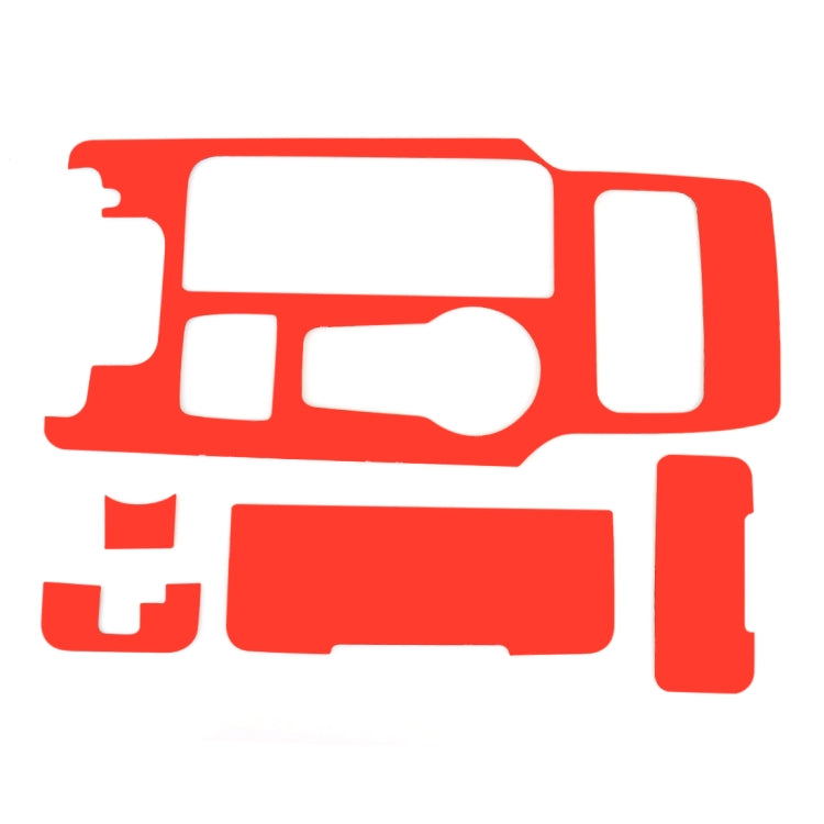 5 PCS Car Carbon Fiber Gearshift Panel Decorative Sticker for Ford New Mondeo 2013-2019 by buy2fix