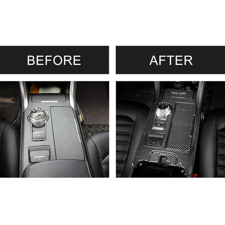 5 PCS Car Carbon Fiber Gearshift Panel Decorative Sticker for Ford New Mondeo 2013-2019 by buy2fix