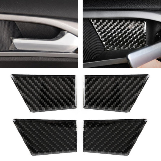 4 PCS Car Carbon Fiber Door Inner Handle Wrist Panel Decorative Sticker for Ford New Mondeo 2013-2019 - Car Interior Mouldings by buy2fix | Online Shopping UK | buy2fix