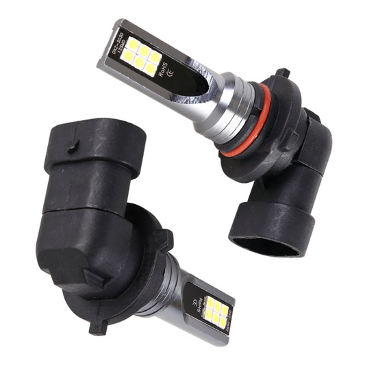 2 PCS 9005 DC12V-24V / 12W / 3000K / 800LM 12LEDs SMD-3030 Car LED Fog Light(White Light) - Fog / Driving Lights by buy2fix | Online Shopping UK | buy2fix