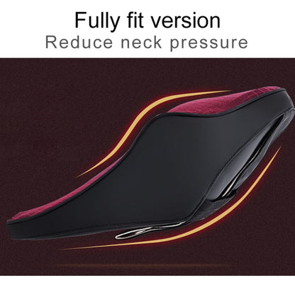 Four Seasons Breathable Memory Foam Car Neck Pillow Polyester Headrest (Red) by buy2fix