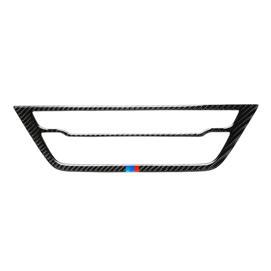 Car Tricolor Carbon Fiber CD Panel Decorative Sticker for BMW 5 Series G38 528Li / 530Li / 540Li 2018 by buy2fix