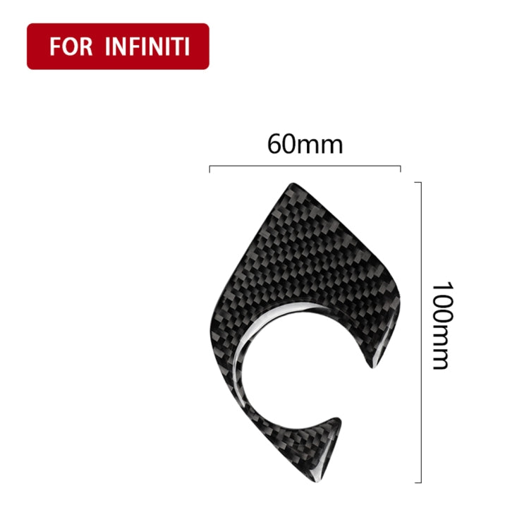 Car Carbon Fiber Gear Lever Lower Panel Decorative Sticker for BMW 5 Series G38 528Li / 530Li / 540Li 2018, Left Drive by buy2fix