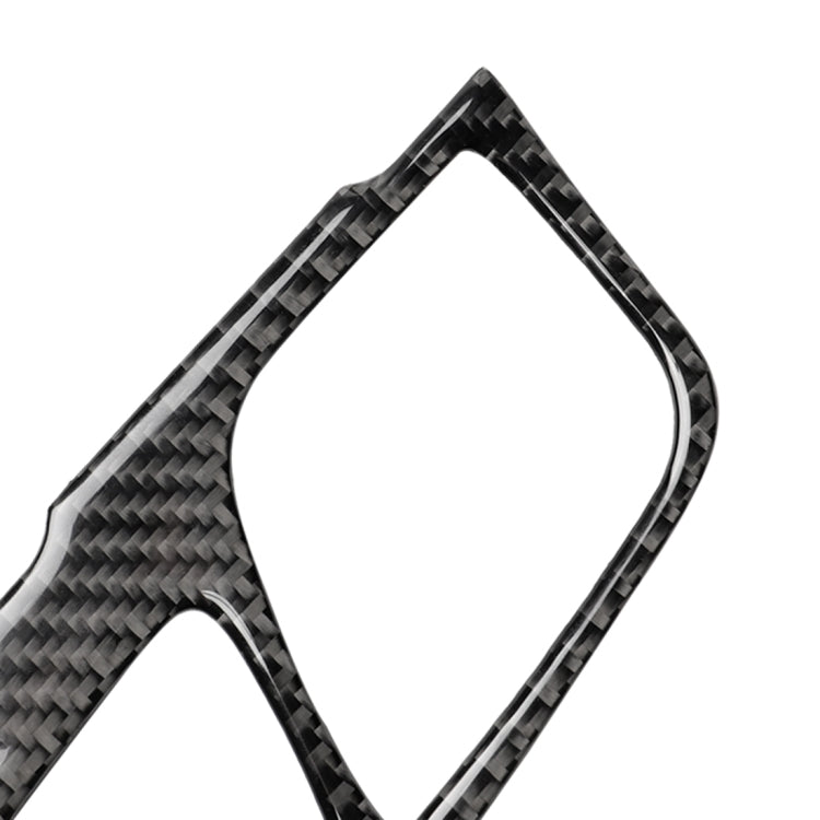 2 in 1 Car Carbon Fiber Gear Position Panel Decorative Sticker for BMW 5 Series G38 528Li / 530Li / 540Li 2018, Left Drive by buy2fix