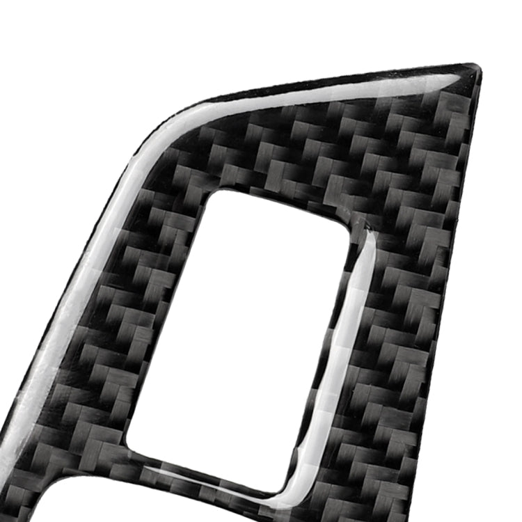 Car Carbon Fiber Door Window Lift Panel Decorative Sticker for BMW 5 Series G38 528Li / 530Li / 540Li 2018, Left Drive by buy2fix