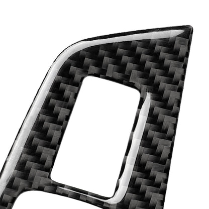 Car Carbon Fiber Door Window Lift Panel Decorative Sticker for BMW 5 Series G38 528Li / 530Li / 540Li 2018, Left Drive by buy2fix