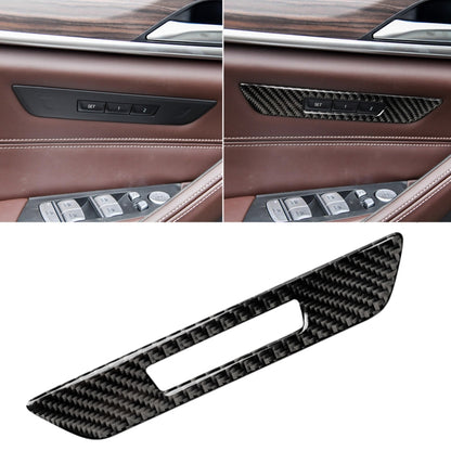 Car Carbon Fiber Seat Memory Button Decorative Sticker for BMW 5 Series G38 528Li / 530Li / 540Li 2018 by buy2fix