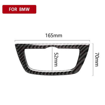 Car Carbon Fiber Headlight Switch Frame Decorative Sticker for BMW 5 Series G38 528Li / 530Li / 540Li 2018 by buy2fix