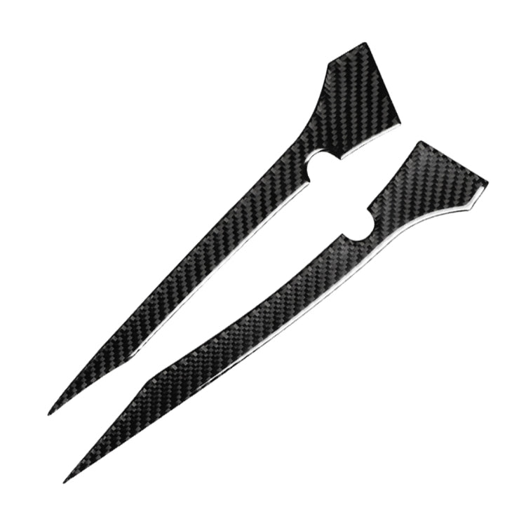 2 PCS Car Carbon Fiber Rearview Mirror Bumper Strip Decorative Sticker for BMW G30 (2018-2019) / G11 (2016-2019), Right Drive with Camera by buy2fix