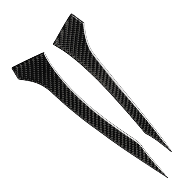 2 PCS Car Carbon Fiber Rearview Mirror Bumper Strip Decorative Sticker for BMW G30 (2018-2019) / G11 (2016-2019), Left Drive without Lens by buy2fix