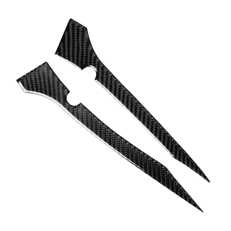 2 PCS Car Carbon Fiber Rearview Mirror Bumper Strip Decorative Sticker for BMW G30 (2018-2019) / G11 (2016-2019), Left Drive with Camera by buy2fix