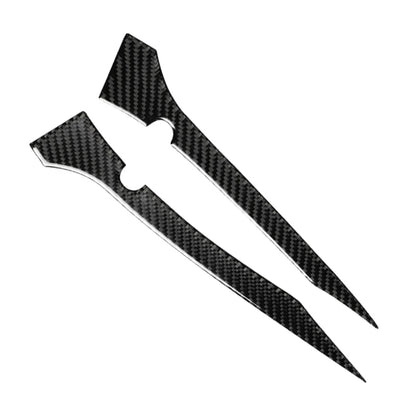 2 PCS Car Carbon Fiber Rearview Mirror Bumper Strip Decorative Sticker for BMW G30 (2018-2019) / G11 (2016-2019), Left Drive with Camera by buy2fix