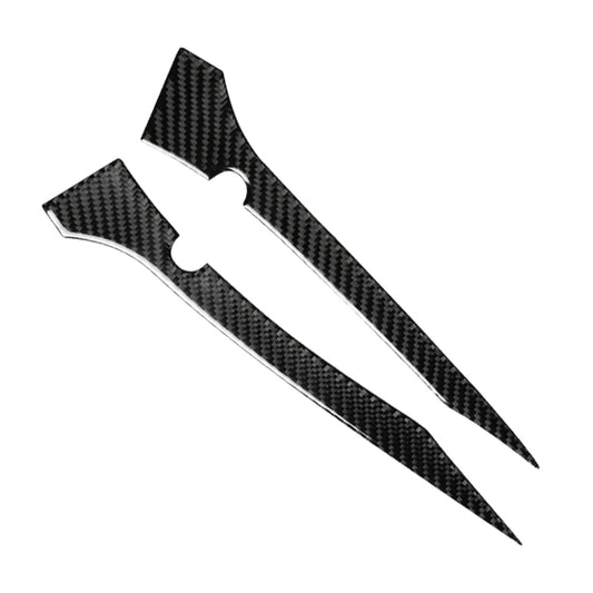 2 PCS Car Carbon Fiber Rearview Mirror Bumper Strip Decorative Sticker for BMW G30 (2018-2019) / G11 (2016-2019), Left Drive with Camera by buy2fix