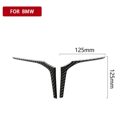 Car Carbon Fiber Steering Wheel Lower Panel Decorative Sticker for BMW G30(2018-2020) / G01(2018-2020) / G02(2019-2020) by buy2fix