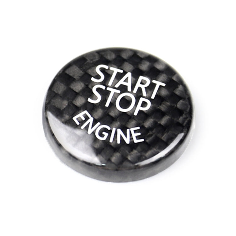 Car Engine Start Key Push Button Cover Trim Carbon Fiber Sticker Decoration for BMW F / G Chassis by buy2fix