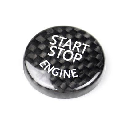 Car Engine Start Key Push Button Cover Trim Carbon Fiber Sticker Decoration for BMW F / G Chassis by buy2fix